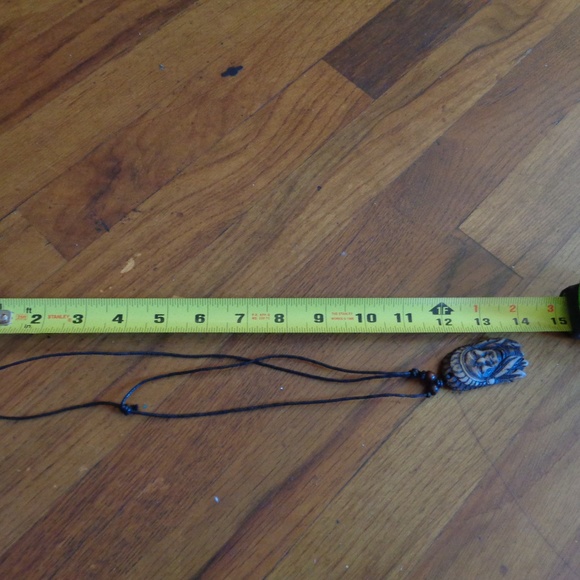 Handmade Native America Indian Chief Necklace - Picture 2 of 2